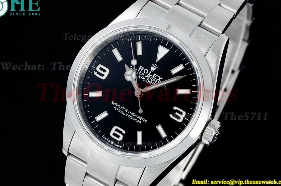 A2836 124270 36mm I Explorer Dial SS KRF Black Oys SS 1225